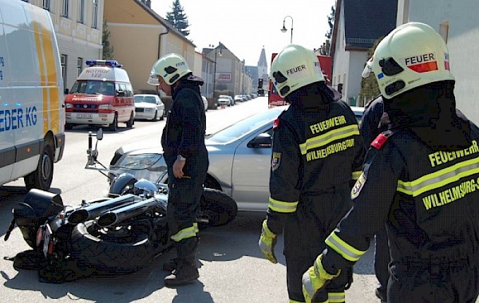 Einsatz: Motorrad Bergung nach Verkehrsunfall