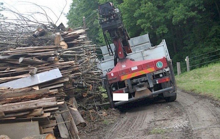 LKW-Bergung Kreisbach