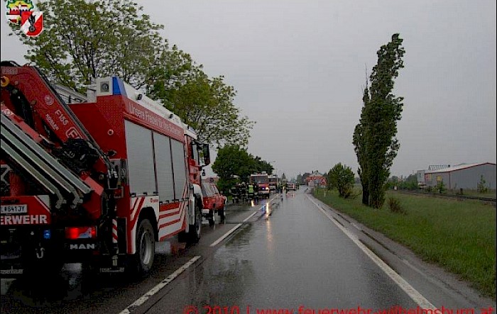 Schwerer Verkehrsunfall B20