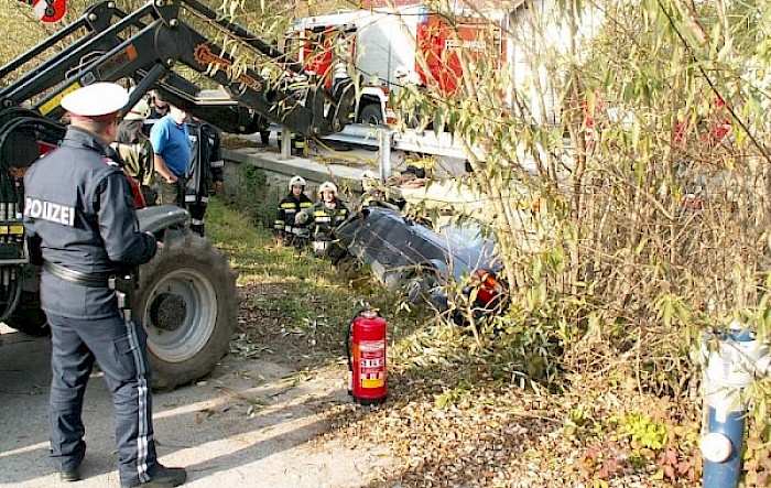 Schwerer Verkehrsunfall in Steubach (Eschenau)