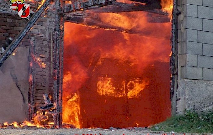 Brand eines landwirtschaftlichen Anwesens in Altenburg