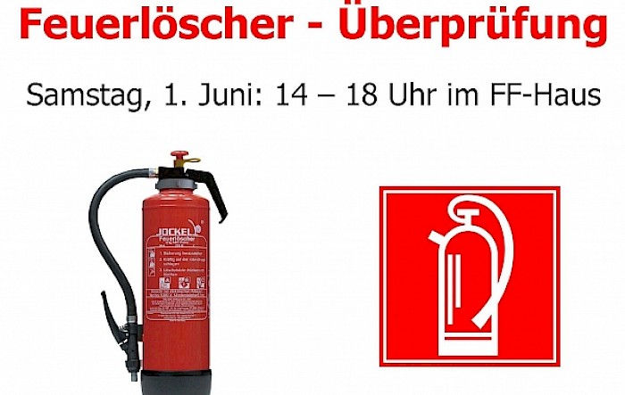 Feuerlöscher-Überprüfung