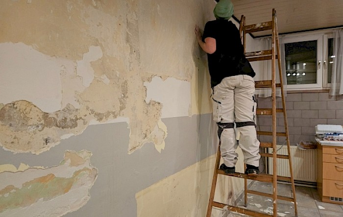 Arbeiten im Feuerwehrhaus