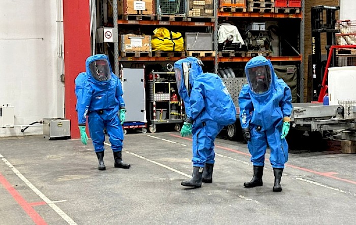 Einsatzübung Schadstoff