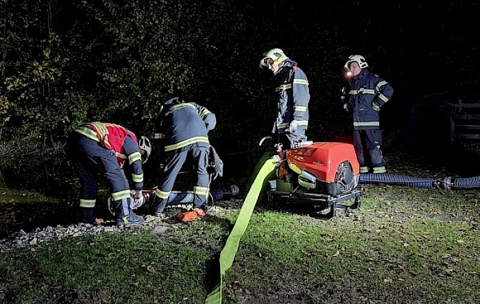 Wasserförderung über längere Strecke