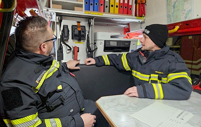 Arbeiten in der Einsatzleitung