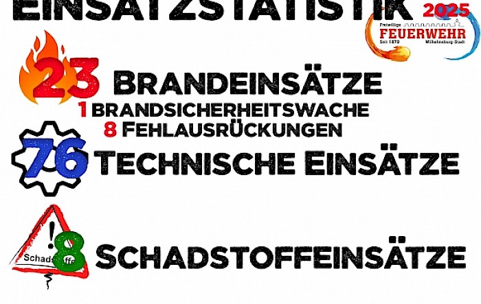 Einsatzstatistik 2025