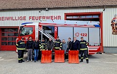 Hochwasserschutzsystemübergabe